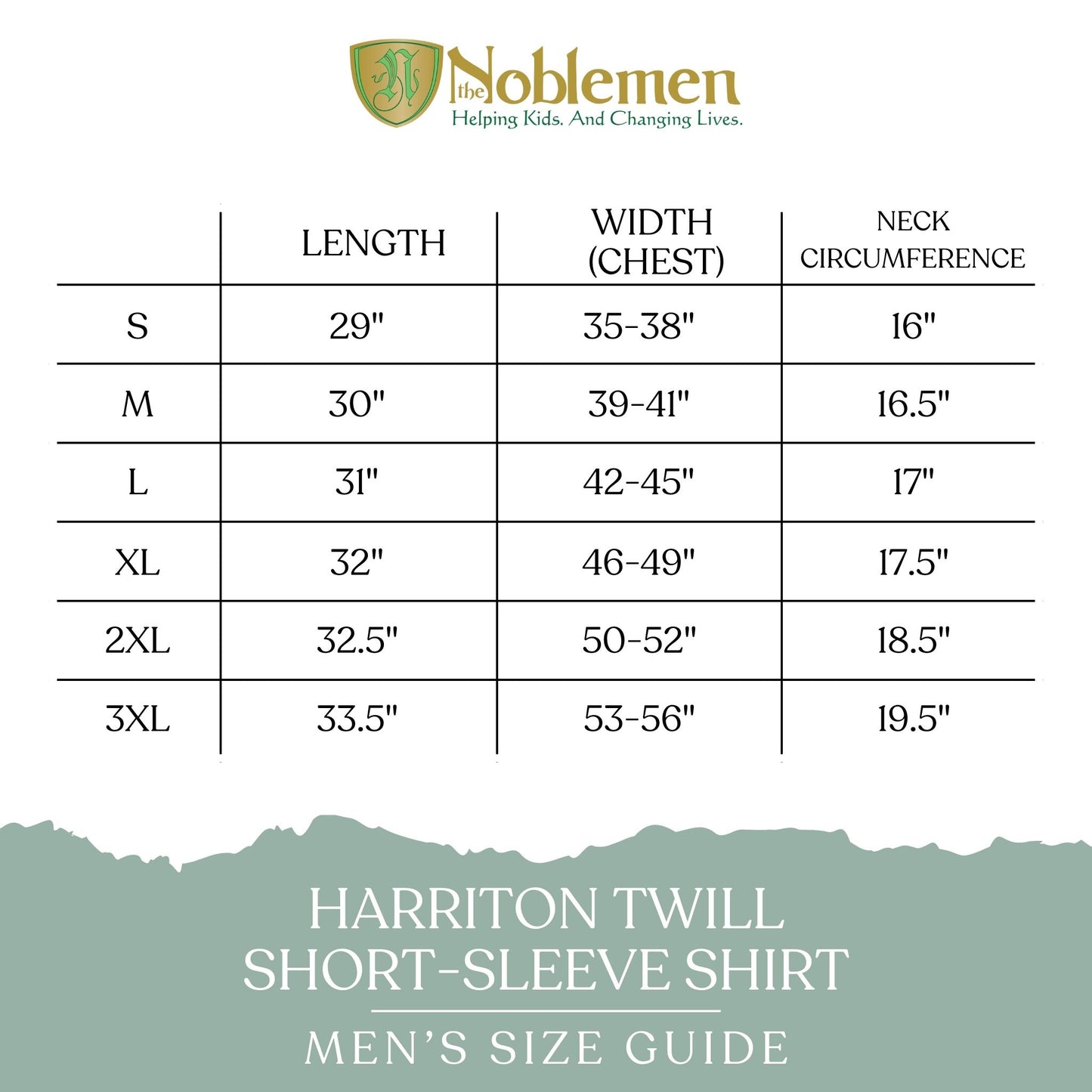 Noblemen - Men's Harriton Twill Short-Sleeve Shirt